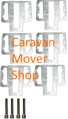 AL KO 1224883 Chassis: 15 18 5 cm Spacer Plates 2 pieces 2 00 kg